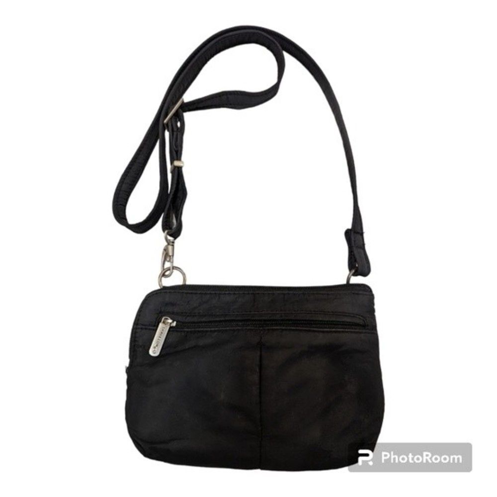 Travelon Anti Theft RFID Protection Black Crossbody Bag Purse